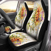 BigProStore Sunflower Car Seat Covers Nature Sunflower Hills Nursery Car Seat Protector Universal Fit (Set of 2 Car Seat Covers Car Seat Cover