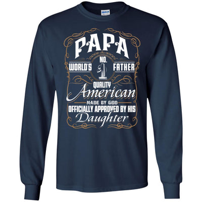 Papa Funny Quote T-Shirt Dad Grandpa Father's Day Gift From Daughter BigProStore