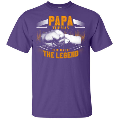 Papa The Man The Myth The Legend T-Shirt Dad Grandpa Gift Father's Day BigProStore