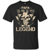 Papa The Man The Myth The Legend T-Shirt Grandpa Dad Father's Day Gift BigProStore