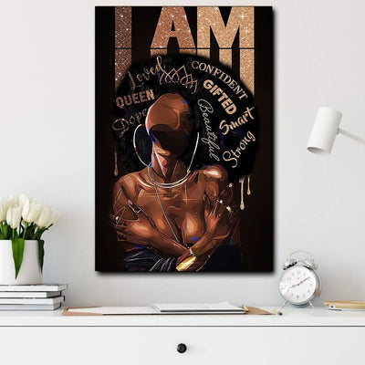 BigProStore South Africa Canvas Power Black Woman African Inspired Home Decor Canvas / 8" x 12" Canvas