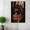 BigProStore South Africa Canvas Power Black Woman African Inspired Home Decor Canvas