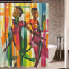 Afrocentric Curtain Cool Afro Black Woman African Bathroom Accessories