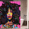 Trendy Black Woman Shower Curtains Cool African Bathroom Accessories
