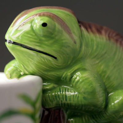 Creative 3D Animal Lizard Cartoon Ceramic Coffee Mug