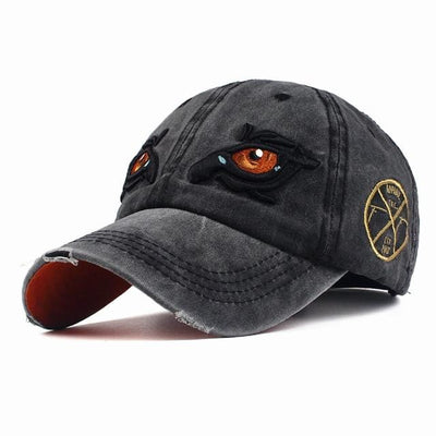 Eyes Watching Embroidery Baseball Cap Cool Snapback Trucker Hat Men Gift