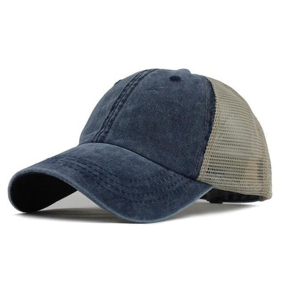 Vintage Retro Fashion Blank Baseball Cap Cool Plain Mesh Trucker Hat