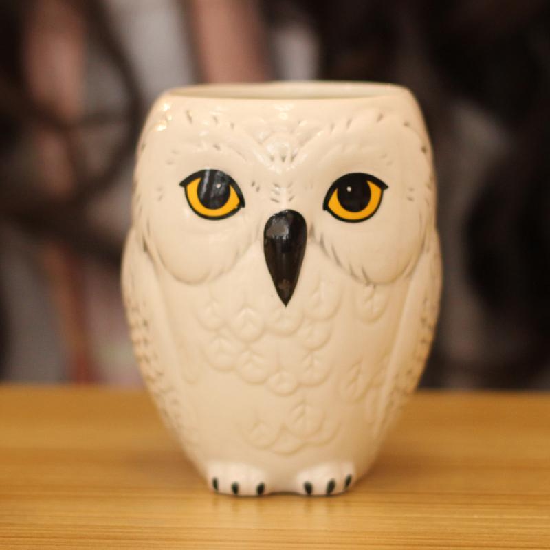 New 300mL Cute Owl Mugs 3D Animal Cups Ceramic Coffee Mug Home Decor Coffee  Cups Office Porcelain Cup Gifts for Kids