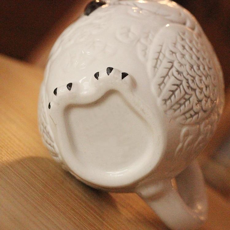 New 300mL Cute Owl Mugs 3D Animal Cups Ceramic Coffee Mug Home Decor Coffee  Cups Office Porcelain Cup Gifts for Kids