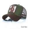 Summer Fashion Embroidery Trucker Hat Cool Snapback Mesh Baseball Cap