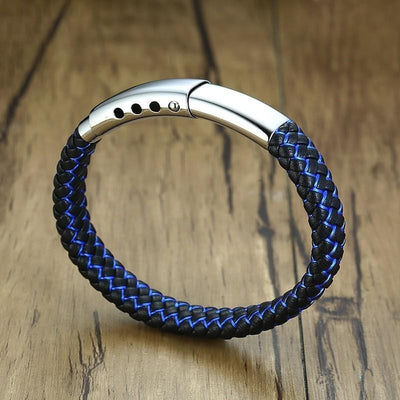 Fashion Thin Blue Line Bracelet Adjustable Police Officer Wristband