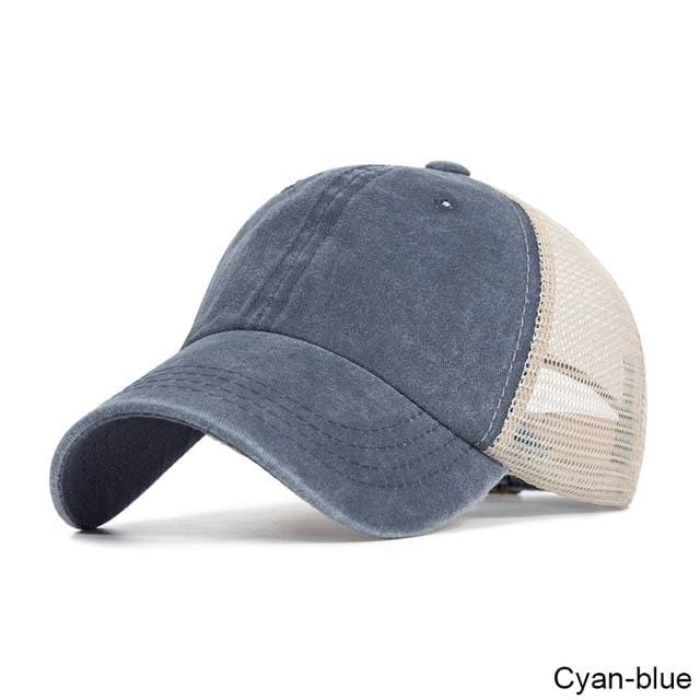 Fashion Blank Trucker Hat Cool Snapback Plain Baseball Cap Men