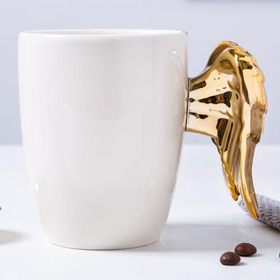 Creative 3D Angel Wings Coffee Mug