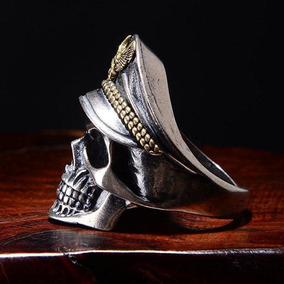 Men Skull Police Ring Black Punk Rock Skull Jewelry Women Men Fashion