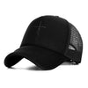 Faith Letter Printed Baseball Cap Fashion Snapback Mesh Trucker Hat