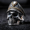 Men Skull Police Ring Black Punk Rock Skull Jewelry Women Men Fashion