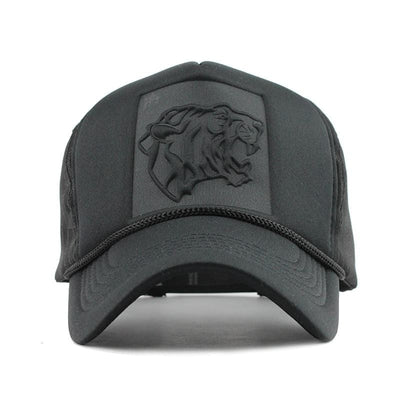 Black Leopard Baseball Cap Snapback Mesh Trucker Hat Men Women Gift Idea