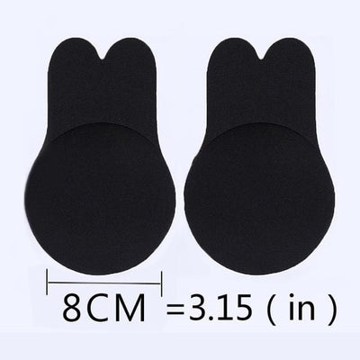 BigProStore Women Invisible Breast Lifting Cups Bra for Sagging Breasts Black - 8cm (3.15in) Women Dress