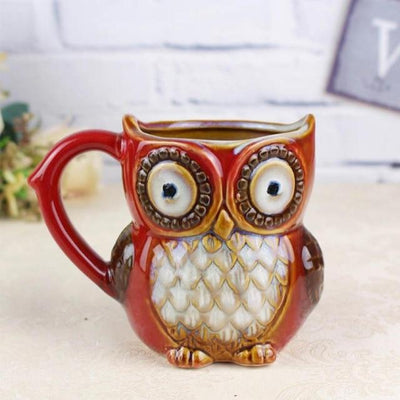 Creative 3D Animal Cute Owl Coffee Mug