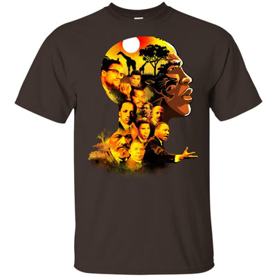 Proud My Roots Black King African American T-Shirt For Afro Men Pride BigProStore