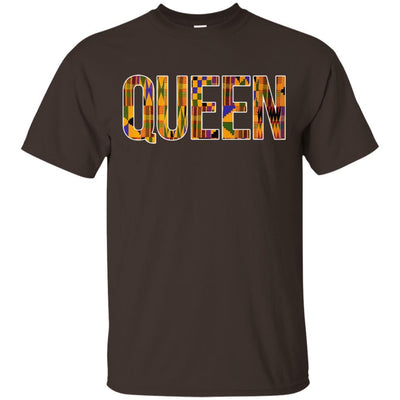 Queen T-Shirt For Black Girl Magic Melanin Women Educated Black Queen BigProStore