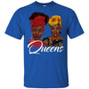 Queens T-Shirt For Melanin Women Afro Girl African American Pro Black BigProStore