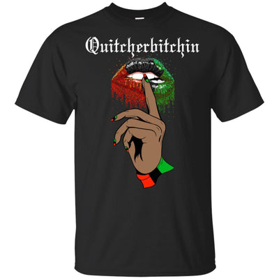 Quiteherbitchin T-Shirt For Black Women Melanin Queens Afro Girl Rock BigProStore