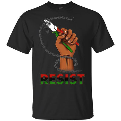 Resist T-Shirt African American Apparel For Pro Black Melanin Women BigProStore