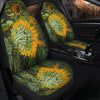 BigProStore Sunflower Car Seat Covers Rise And Shine Golden Flower Car Seat Cover Set Universal Fit (Set of 2 Car Seat Covers Car Seat Cover
