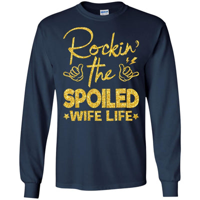 Rockin The Spoiled Wife Life T-Shirt Afro Girl Rock African Clothing BigProStore