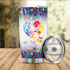 BigProStore see the able not the label Tumbler Idea cute autism awareness BPS536 White / 20oz Steel Tumbler