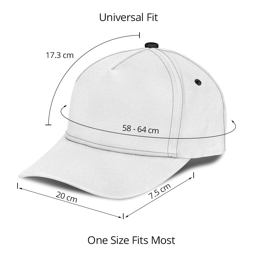 Fitted Baseball Cap Sizing Chart