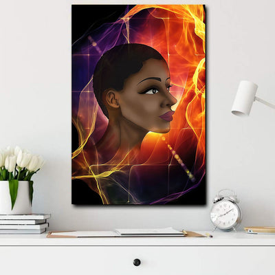 BigProStore African American Magic Canvas Strong Black Girl African Home Decor Canvas / 8" x 12" Canvas