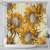 BigProStore Shocur Sunflower Shower Curtain Sunflower Bathroom Wall Decor Sunflower Shower Curtain