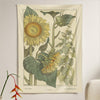 BigProStore Magic Flag Tapestry Sunflower Flora Wall Tapestry For Home Decor Tarot Tapestry / S (51"x60" / 130x150cm) Tarot Tapestry