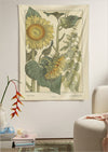 BigProStore Magic Flag Tapestry Sunflower Flora Wall Tapestry For Home Decor Tarot Tapestry