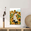 BigProStore Sunflower Canvas Design Sunflower Love Home Decor Canvas / 16" x 24" Canvas