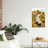 BigProStore Sunflower Canvas Design Sunflower Love Home Decor Canvas / 24" x 36" Canvas