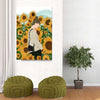 BigProStore Sunflower Canvas Design Sunflower Love Home Decor Canvas / 32" x 48" Canvas