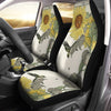 BigProStore Sunflower Car Seat Covers Sunflower Print Watercolor Luxury Car Seat Covers Universal Fit (Set of 2 Car Seat Covers Car Seat Cover