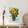 BigProStore Sunflower Art Print Canvas Sunny Flower Summer Gift Home Decor Canvas / 16" x 24" Canvas
