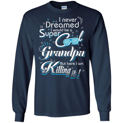 Super Cool Grandpa T-Shirt Funny Quote Father's Day Gift For Papa Dad BigProStore
