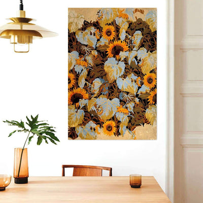 BigProStore Sunflower Art Canvass The Happiness Sunflower Living Room Bedroom Bathroom Home Decoration Canvas