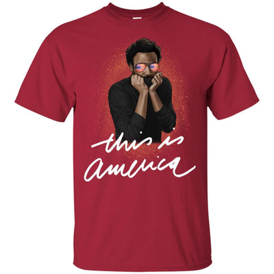 This Is America T-Shirt African Apparel For Afro Women Men Pro Black BigProStore
