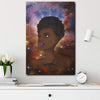 BigProStore African American Canvas Art Traditional Afro Woman Black African Wall Art Canvas / 8" x 12" Canvas