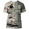 BigProStore Us Army Clothing United States Army Gray USA Army Hoodie - Sweatshirt - Tshirt - Zip Hoodie T-shirt / S