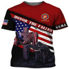 BigProStore U.S.M.C Veteran Apparel Veteran Usmc Honor The Fallen Usa Army Hoodie - Sweatshirt - Tshirt - Zip Hoodie T-shirt / S