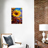 BigProStore Sunflower Magic Canvas Watercolor Sunny Beauty Flower Room Decor Canvas / 12" x 18" Canvas