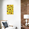 BigProStore Sunflower Canvas Design Watercolor Sunny Flower Wall Art And Decor Canvas / 12" x 18" Canvas