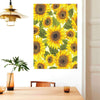 BigProStore Sunflower Canvas Design Watercolor Sunny Flower Wall Art And Decor Canvas